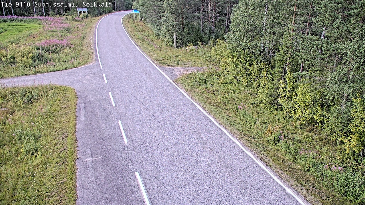 Weather Camera Image Road 9110 Suomussalmi, Seikkala, Suomussalmi, Kainuu