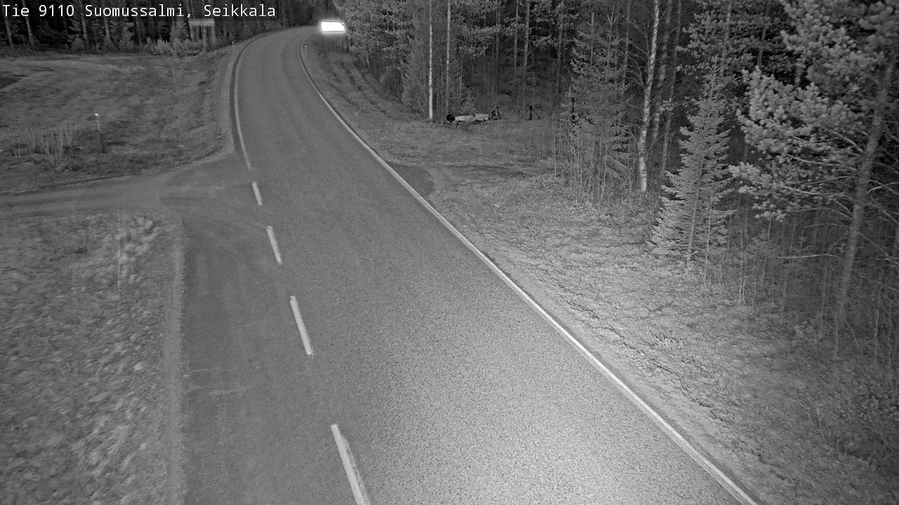 Weather Camera Image Road 9110 Suomussalmi, Seikkala, Suomussalmi, Kainuu