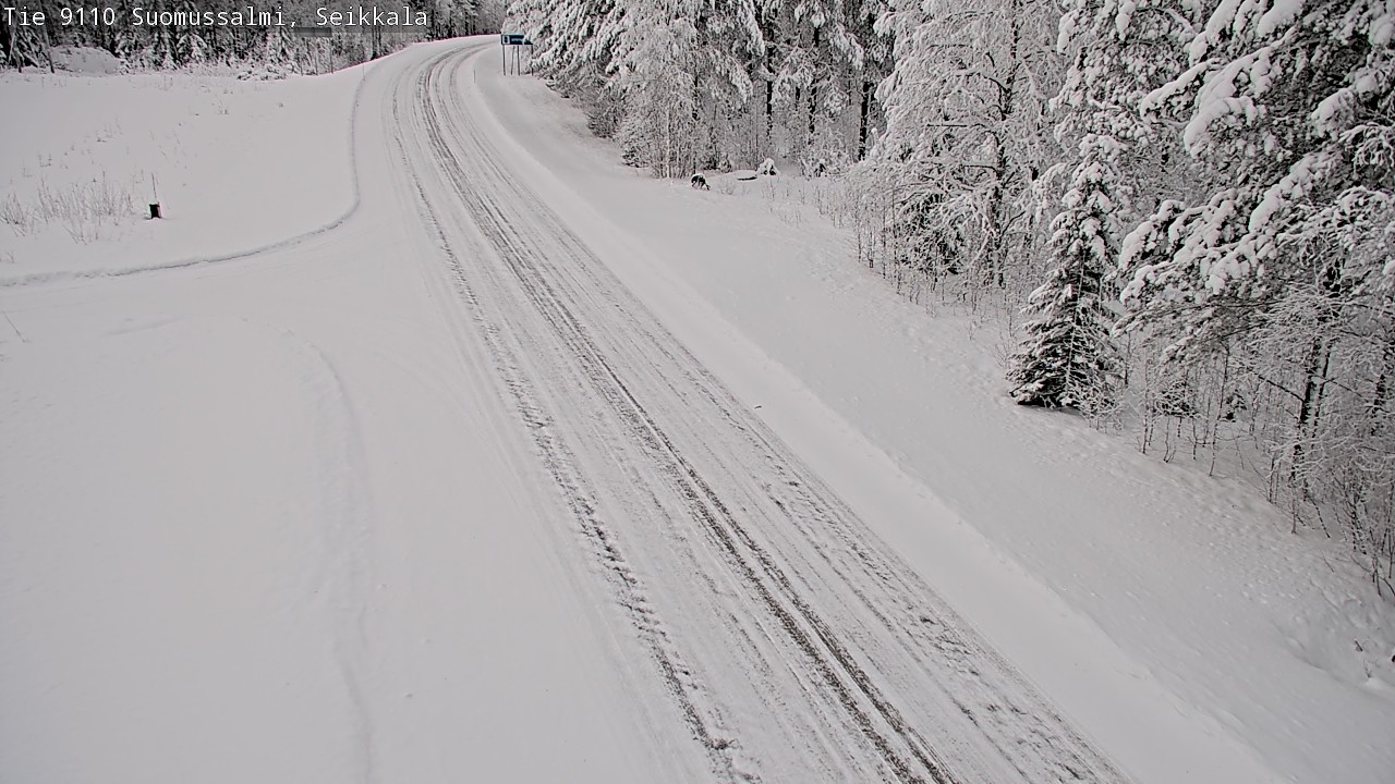 Weather Camera Image Road 9110 Suomussalmi, Seikkala, Suomussalmi, Kainuu