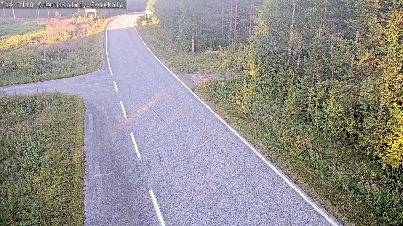 Kelikamerat Kuva Tie 9110 Suomussalmi, Seikkala, Suomussalmi, Kainuu