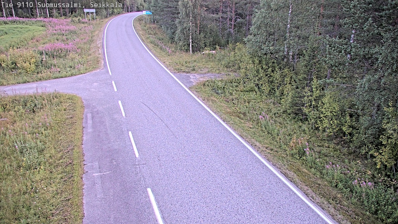 Kelikamerat Kuva Tie 9110 Suomussalmi, Seikkala, Suomussalmi, Kainuu