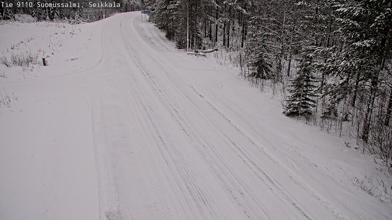 Weather Camera Image Road 9110 Suomussalmi, Seikkala, Suomussalmi, Kainuu
