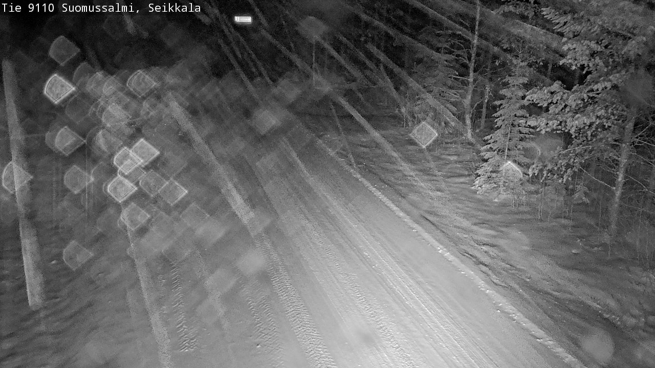 Weather Camera Image Road 9110 Suomussalmi, Seikkala, Suomussalmi, Kainuu