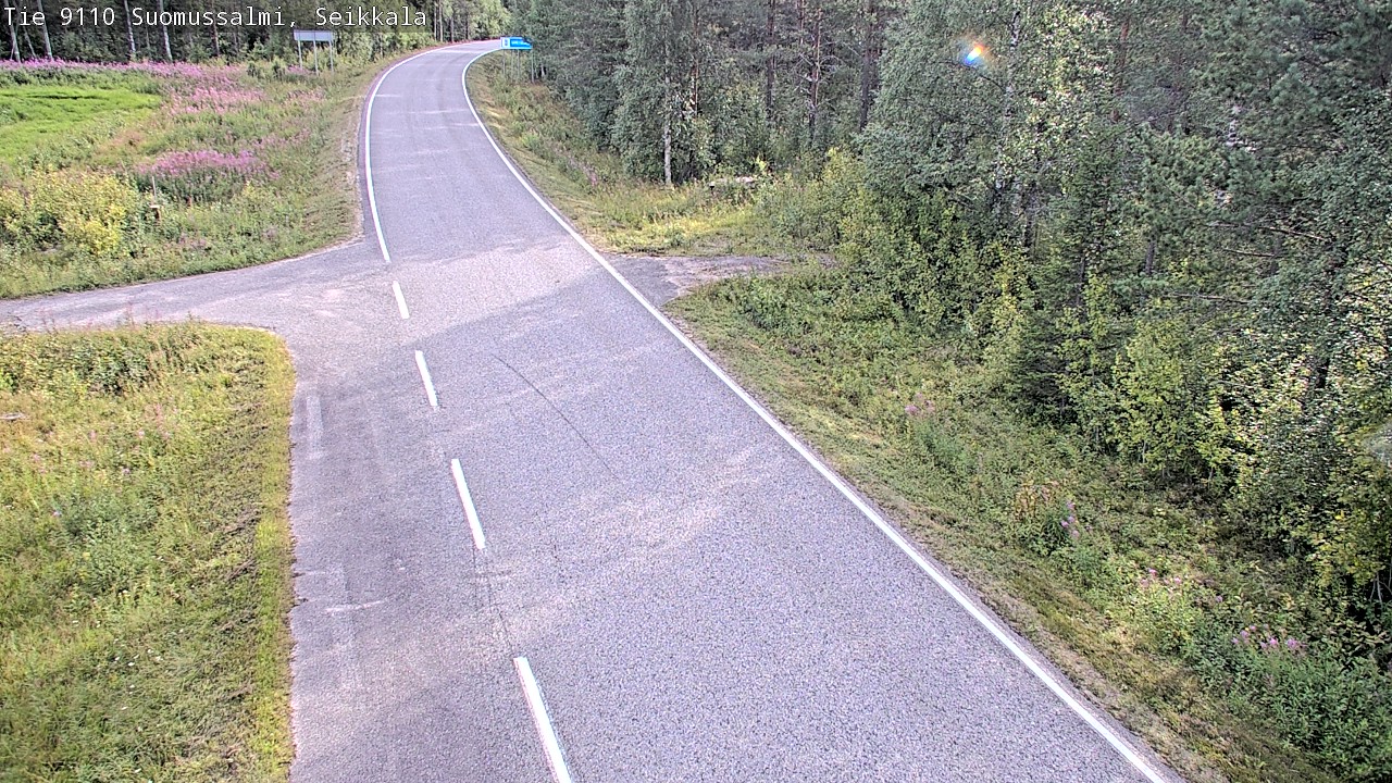 Kelikamerat Kuva Tie 9110 Suomussalmi, Seikkala, Suomussalmi, Kainuu