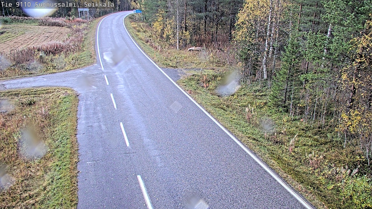 Weather Camera Image Road 9110 Suomussalmi, Seikkala, Suomussalmi, Kainuu