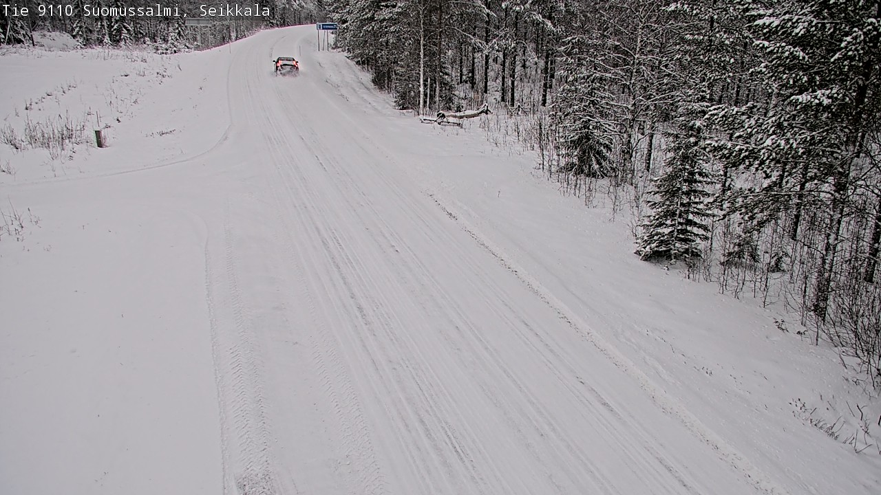 Weather Camera Image Road 9110 Suomussalmi, Seikkala, Suomussalmi, Kainuu