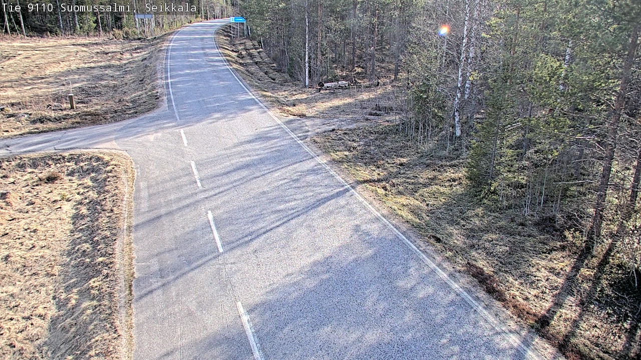 Weather Camera Image Road 9110 Suomussalmi, Seikkala, Suomussalmi, Kainuu