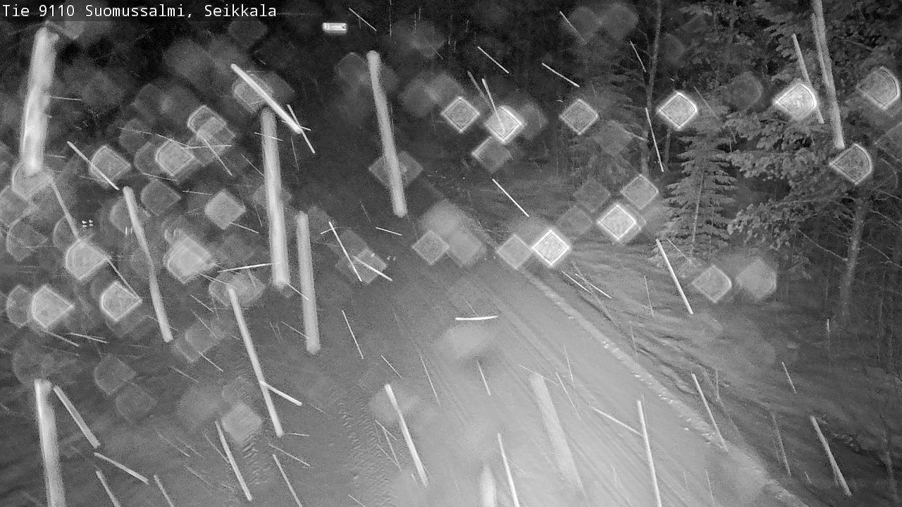 Weather Camera Image Road 9110 Suomussalmi, Seikkala, Suomussalmi, Kainuu