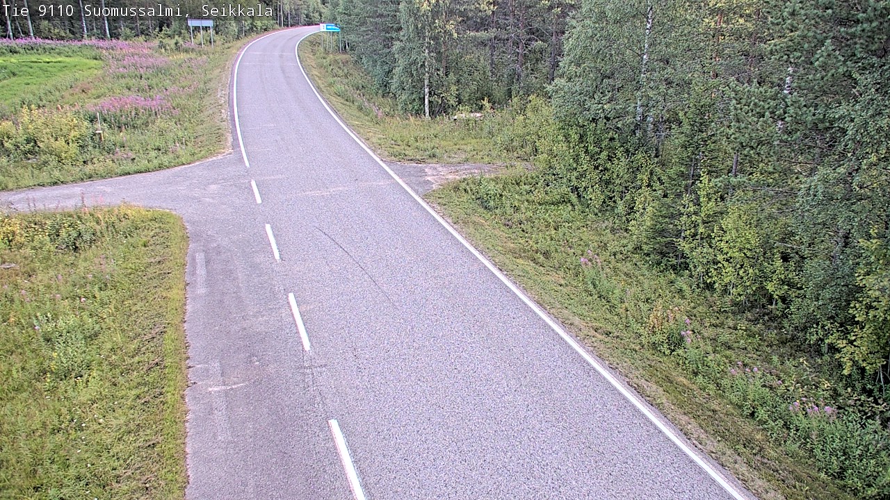 Kelikamerat Kuva Tie 9110 Suomussalmi, Seikkala, Suomussalmi, Kainuu