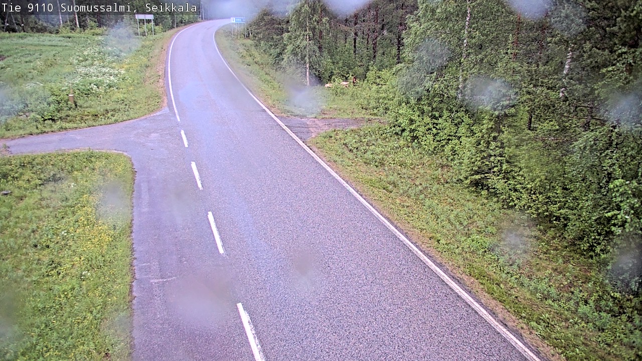 Kelikamerat Kuva Tie 9110 Suomussalmi, Seikkala, Suomussalmi, Kainuu