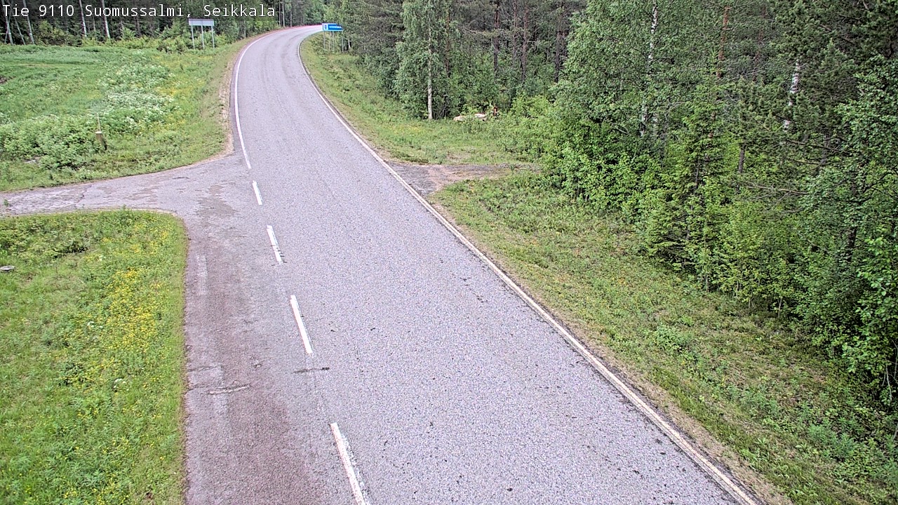 Kelikamerat Kuva Tie 9110 Suomussalmi, Seikkala, Suomussalmi, Kainuu