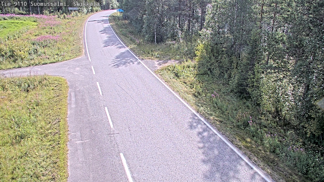 Kelikamerat Kuva Tie 9110 Suomussalmi, Seikkala, Suomussalmi, Kainuu