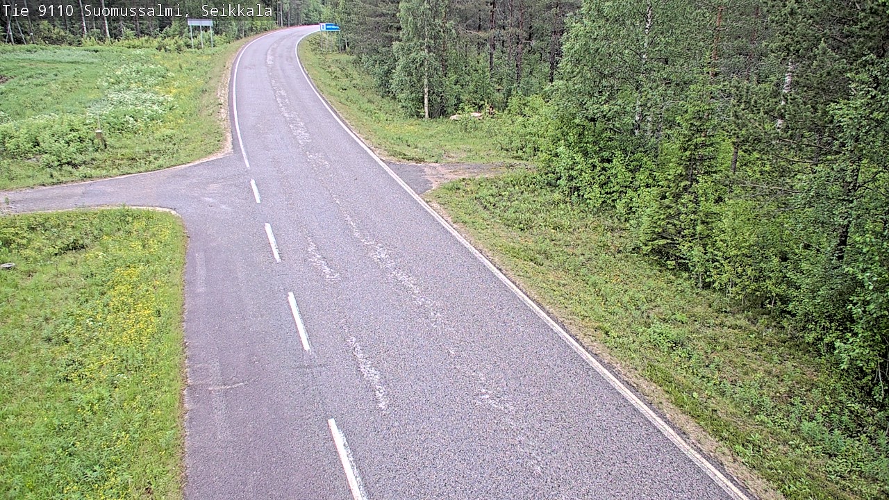 Kelikamerat Kuva Tie 9110 Suomussalmi, Seikkala, Suomussalmi, Kainuu