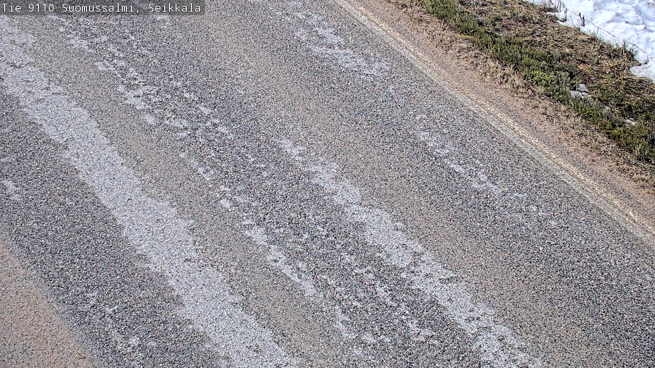 Weather Camera Image Road 9110 Suomussalmi, Seikkala, Suomussalmi, Kainuu