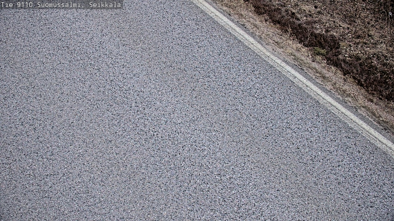 Weather Camera Image Väg 9110 Suomussalmi, Seikkala, Suomussalmi, Kainuu