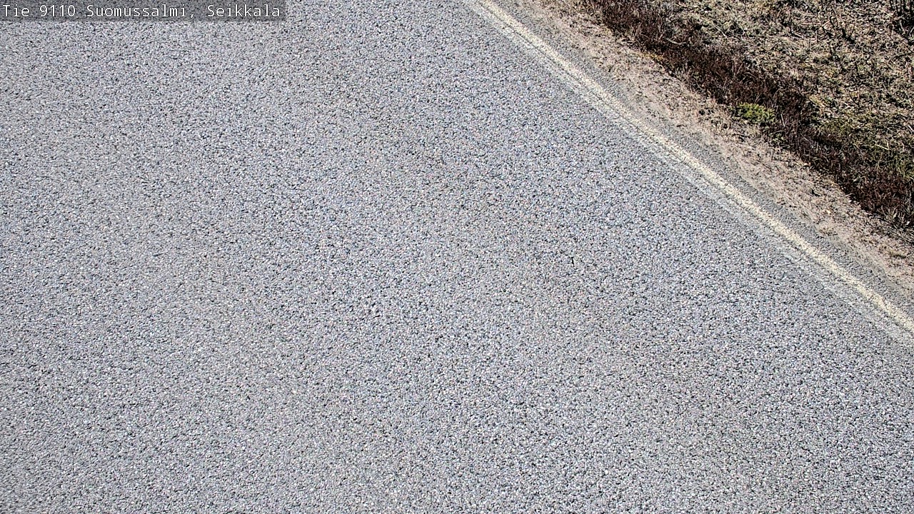 Weather Camera Image Väg 9110 Suomussalmi, Seikkala, Suomussalmi, Kainuu