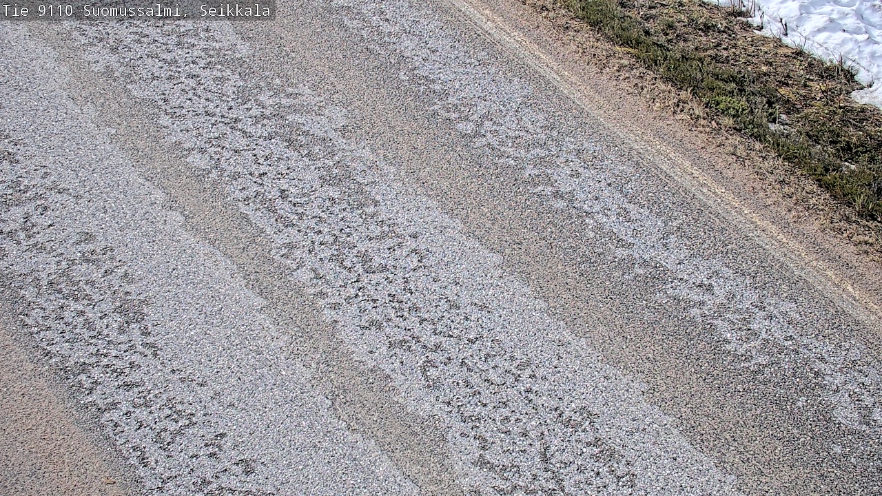Weather Camera Image Road 9110 Suomussalmi, Seikkala, Suomussalmi, Kainuu