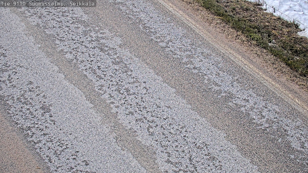 Weather Camera Image Road 9110 Suomussalmi, Seikkala, Suomussalmi, Kainuu