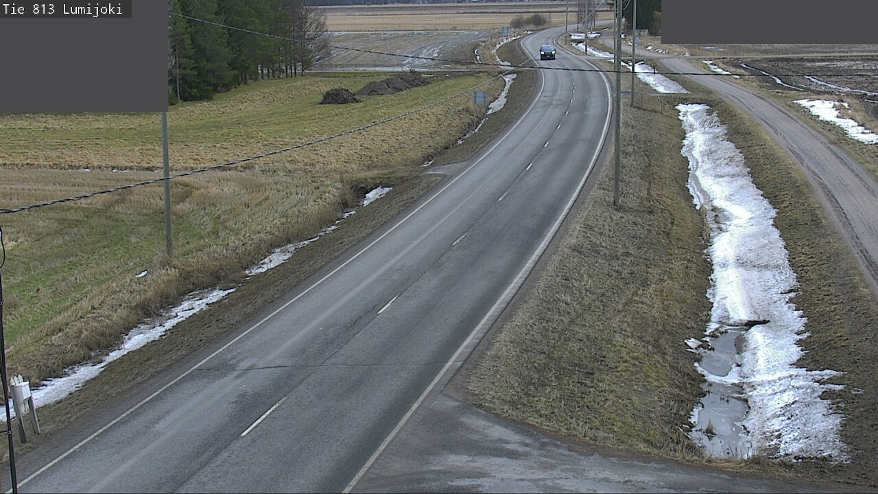 Weather Camera Image Väg 813 Lumijoki, Lumijoki, Pohjois-Pohjanmaa