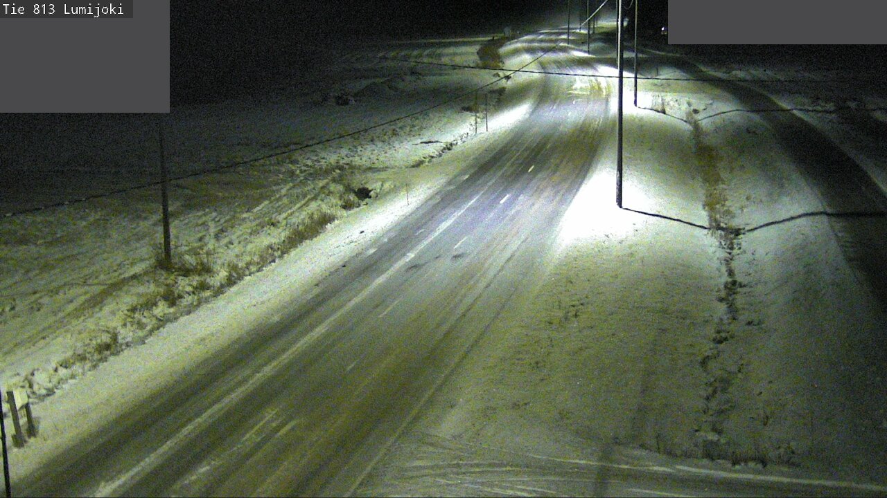 Weather Camera Image Väg 813 Lumijoki, Lumijoki, Pohjois-Pohjanmaa