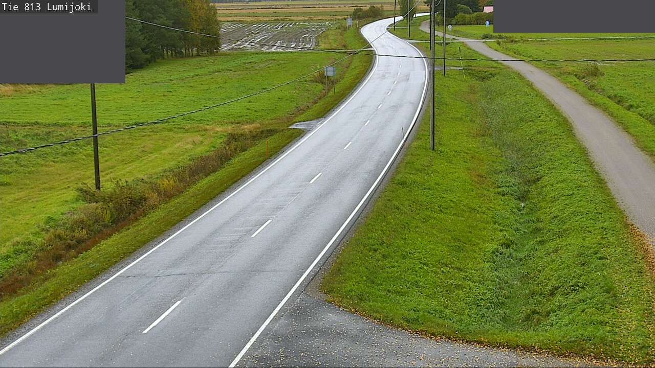 Weather Camera Image Road 813 Lumijoki, Lumijoki, Pohjois-Pohjanmaa