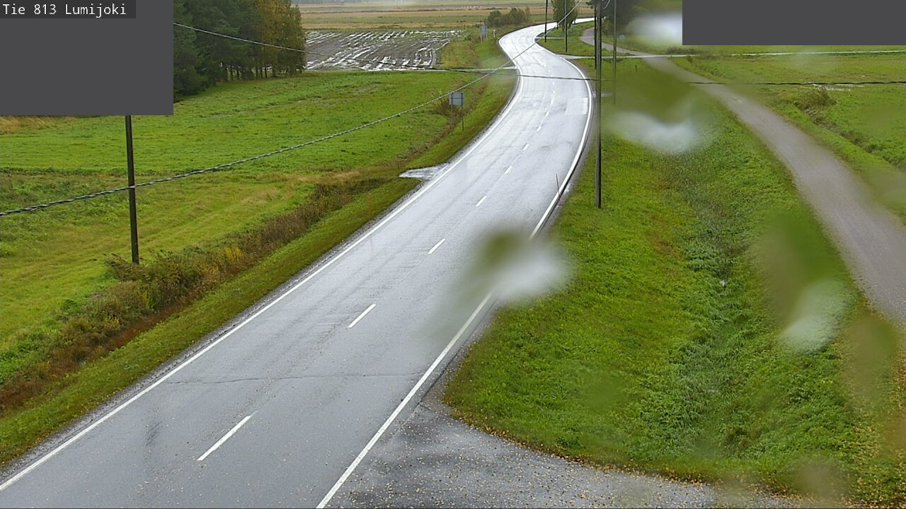 Weather Camera Image Road 813 Lumijoki, Lumijoki, Pohjois-Pohjanmaa