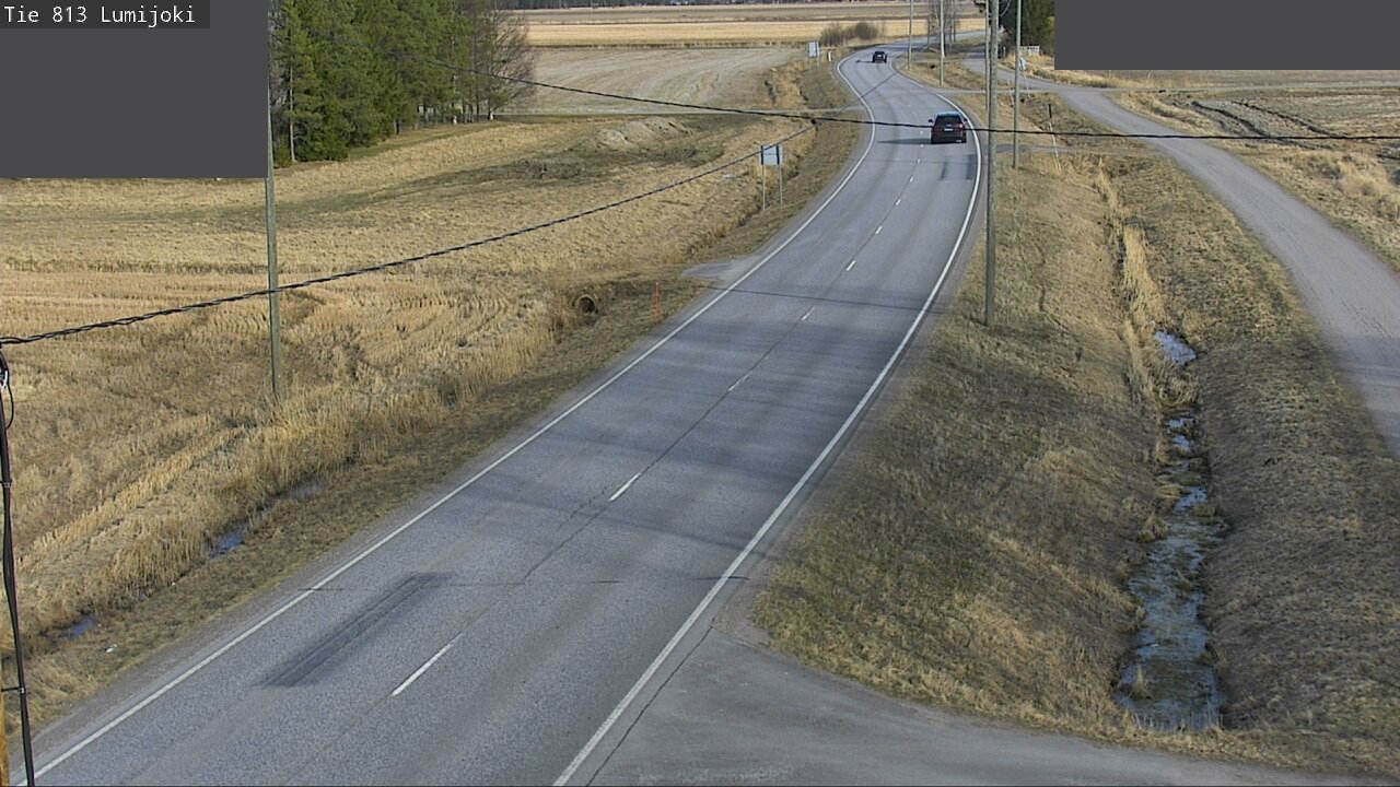 Weather Camera Image Road 813 Lumijoki, Lumijoki, Pohjois-Pohjanmaa