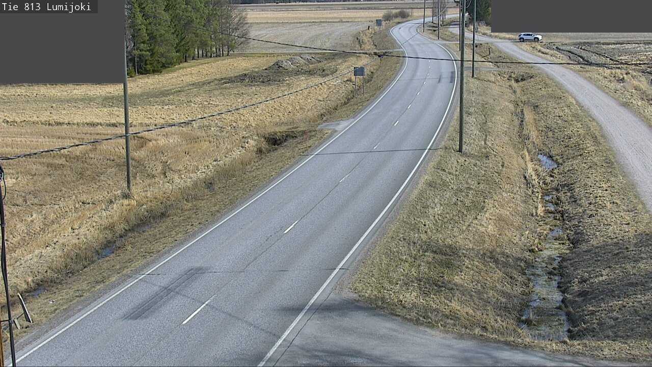 Weather Camera Image Road 813 Lumijoki, Lumijoki, Pohjois-Pohjanmaa