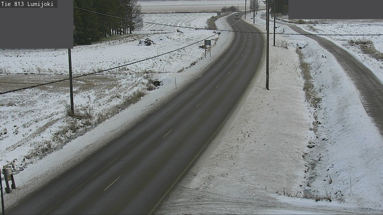 Weather Camera Image Väg 813 Lumijoki, Lumijoki, Pohjois-Pohjanmaa
