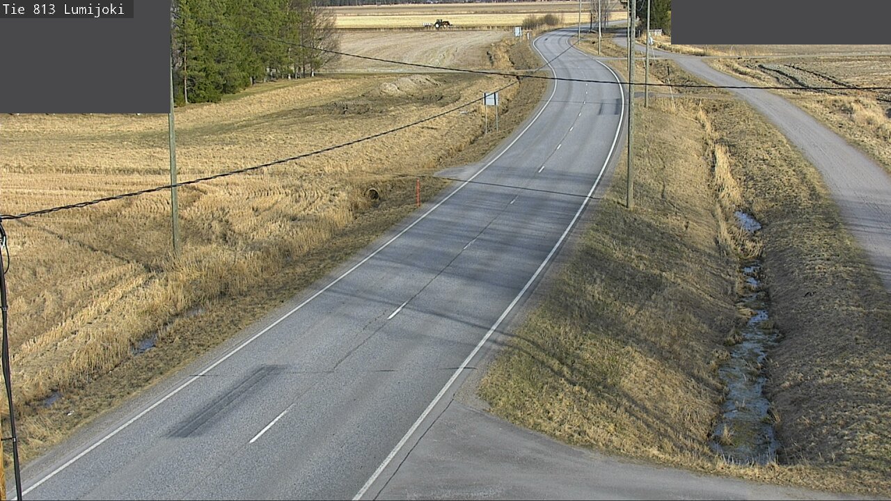 Weather Camera Image Road 813 Lumijoki, Lumijoki, Pohjois-Pohjanmaa