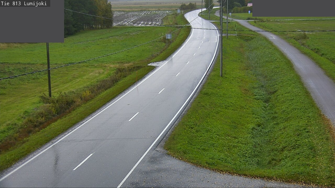 Weather Camera Image Road 813 Lumijoki, Lumijoki, Pohjois-Pohjanmaa