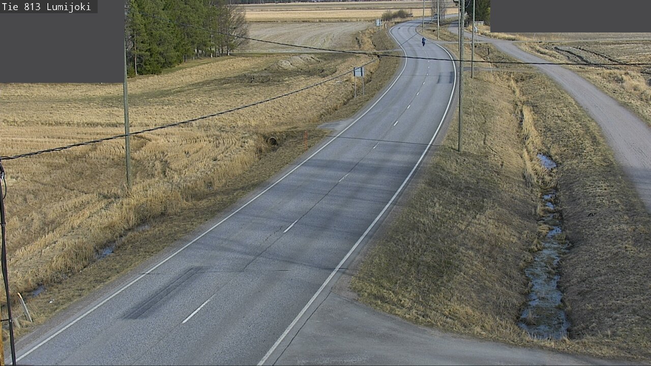 Weather Camera Image Road 813 Lumijoki, Lumijoki, Pohjois-Pohjanmaa