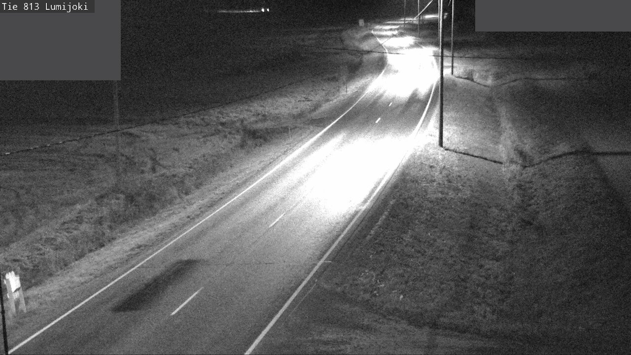 Weather Camera Image Väg 813 Lumijoki, Lumijoki, Pohjois-Pohjanmaa