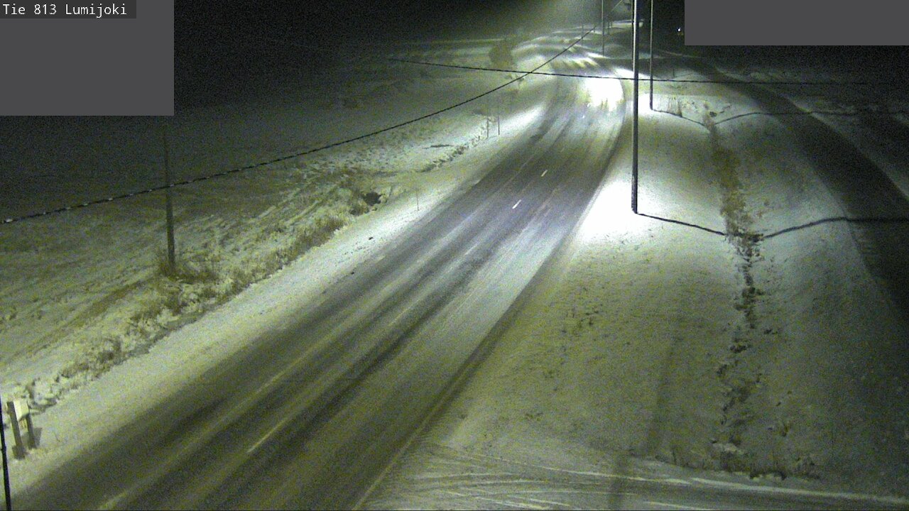 Weather Camera Image Väg 813 Lumijoki, Lumijoki, Pohjois-Pohjanmaa