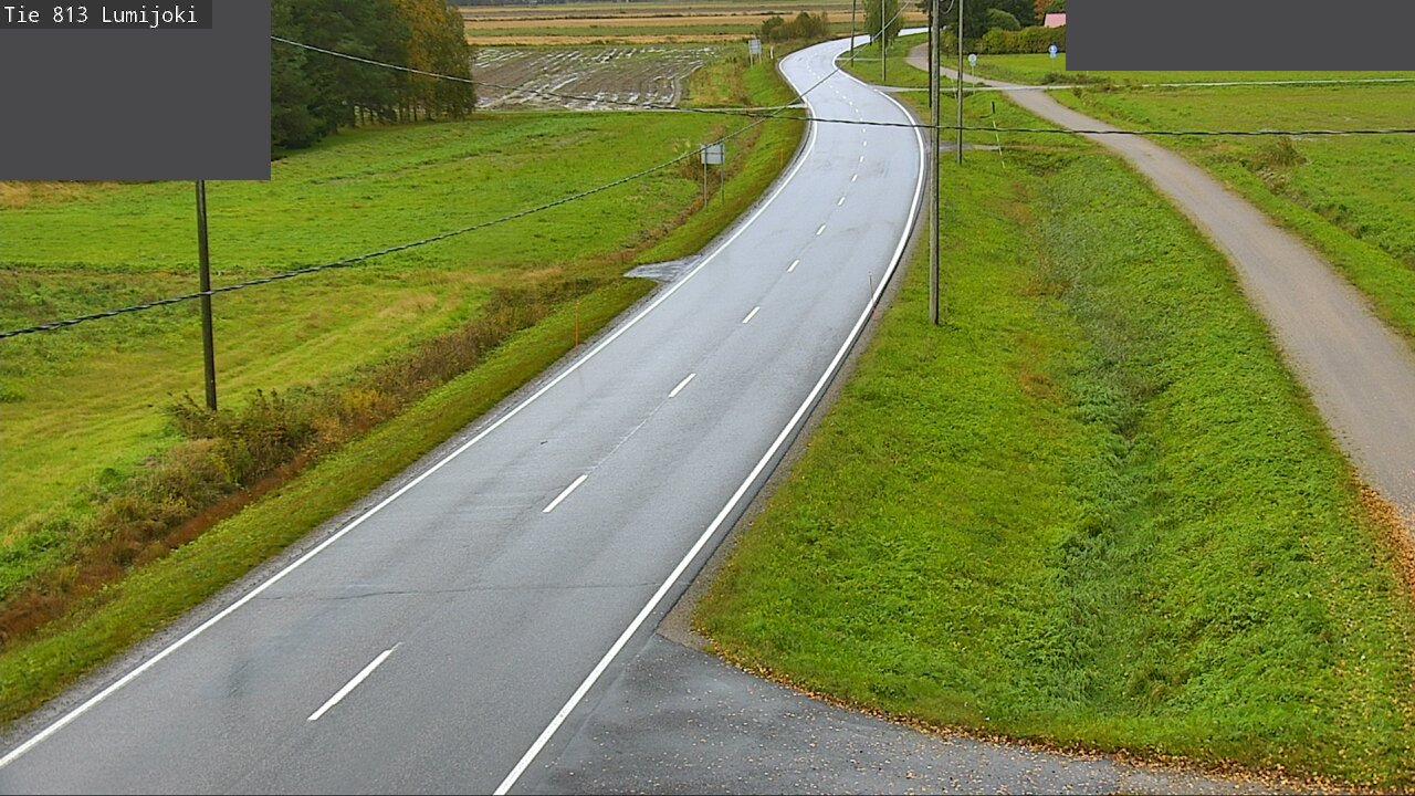 Weather Camera Image Road 813 Lumijoki, Lumijoki, Pohjois-Pohjanmaa