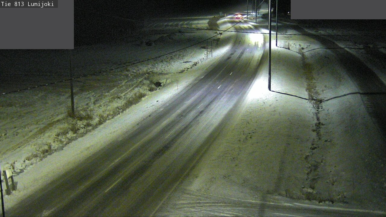 Weather Camera Image Väg 813 Lumijoki, Lumijoki, Pohjois-Pohjanmaa