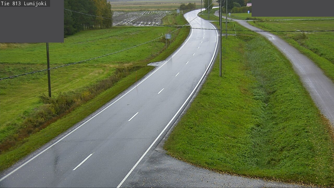 Weather Camera Image Road 813 Lumijoki, Lumijoki, Pohjois-Pohjanmaa