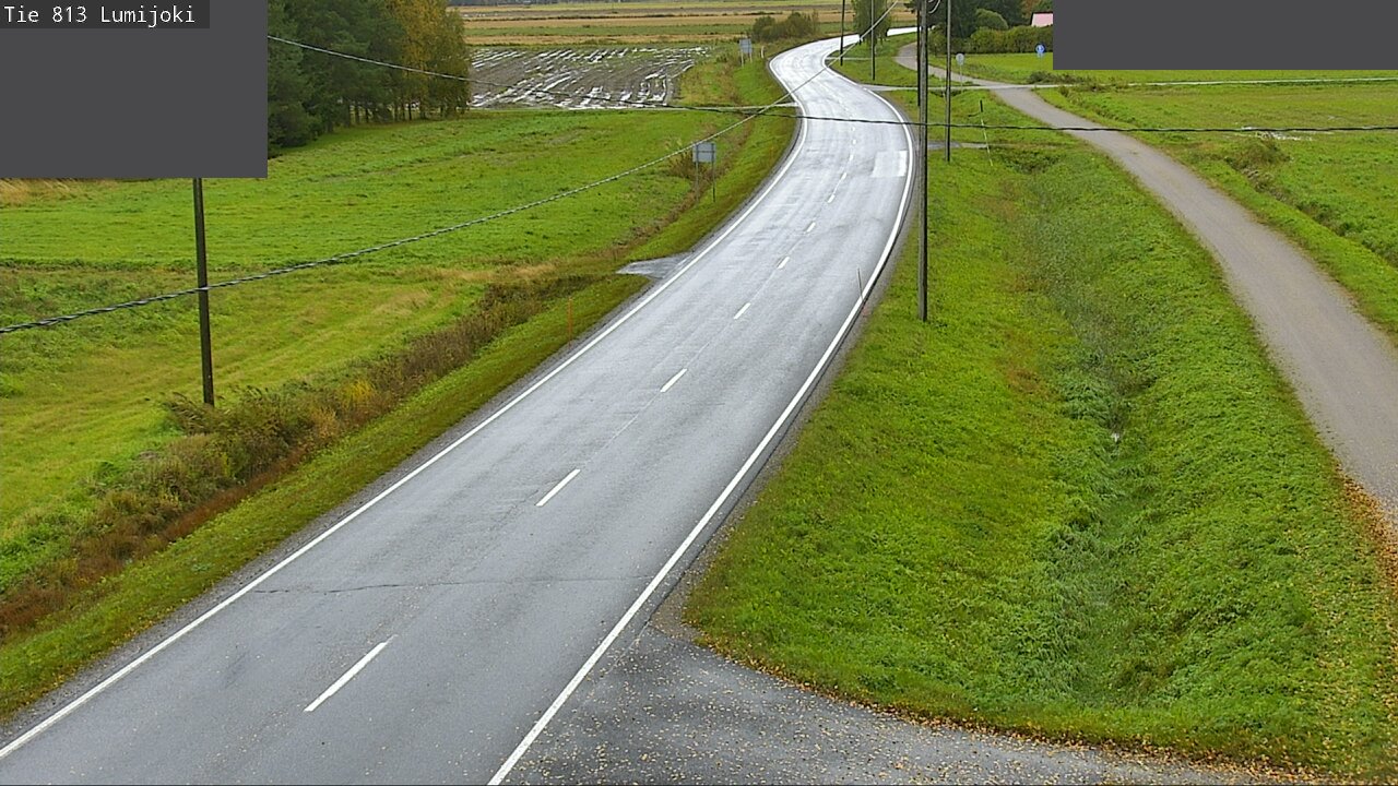 Weather Camera Image Road 813 Lumijoki, Lumijoki, Pohjois-Pohjanmaa