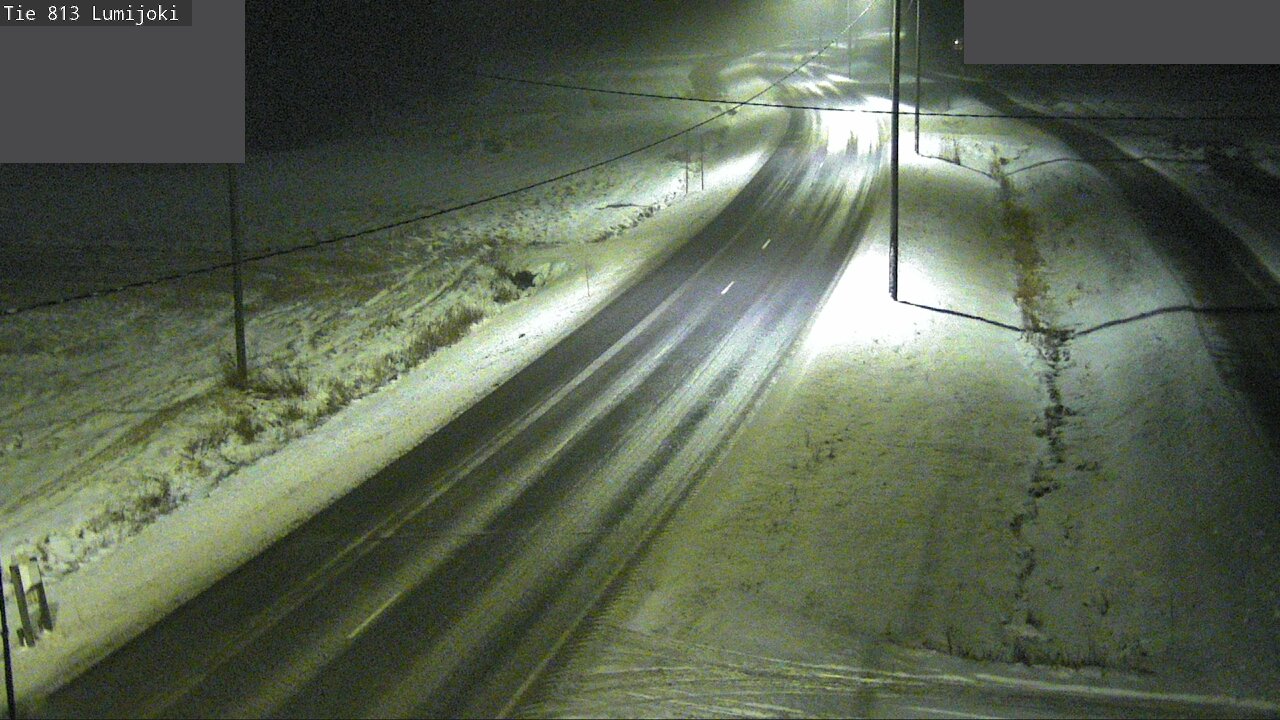 Weather Camera Image Väg 813 Lumijoki, Lumijoki, Pohjois-Pohjanmaa