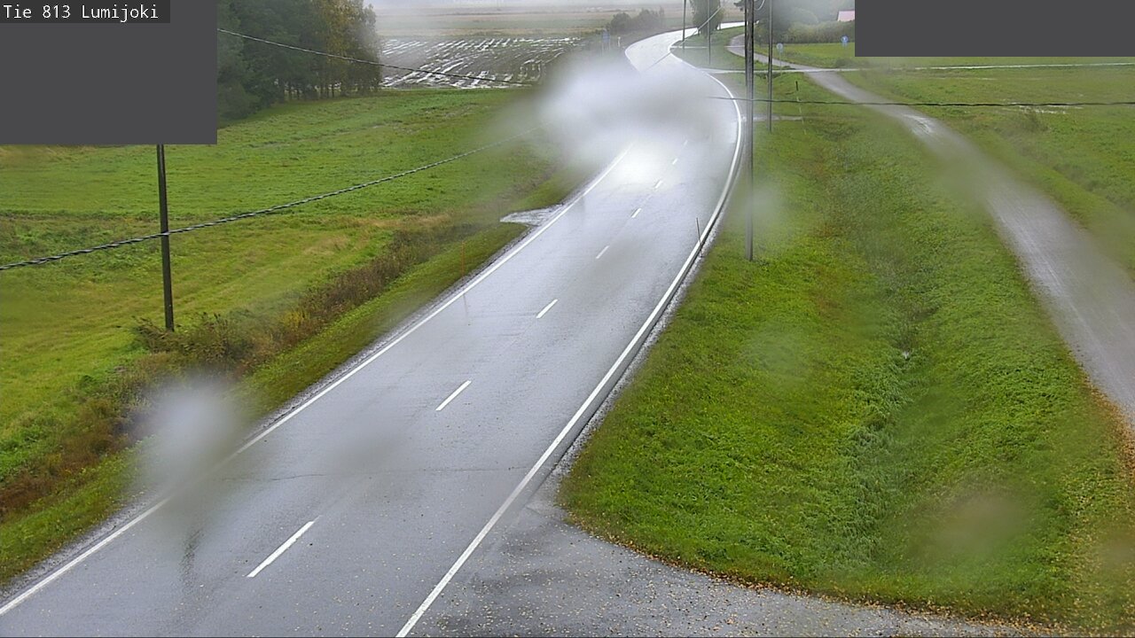 Weather Camera Image Road 813 Lumijoki, Lumijoki, Pohjois-Pohjanmaa