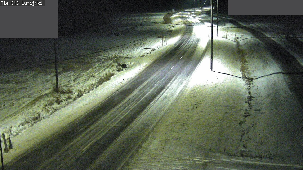 Weather Camera Image Väg 813 Lumijoki, Lumijoki, Pohjois-Pohjanmaa