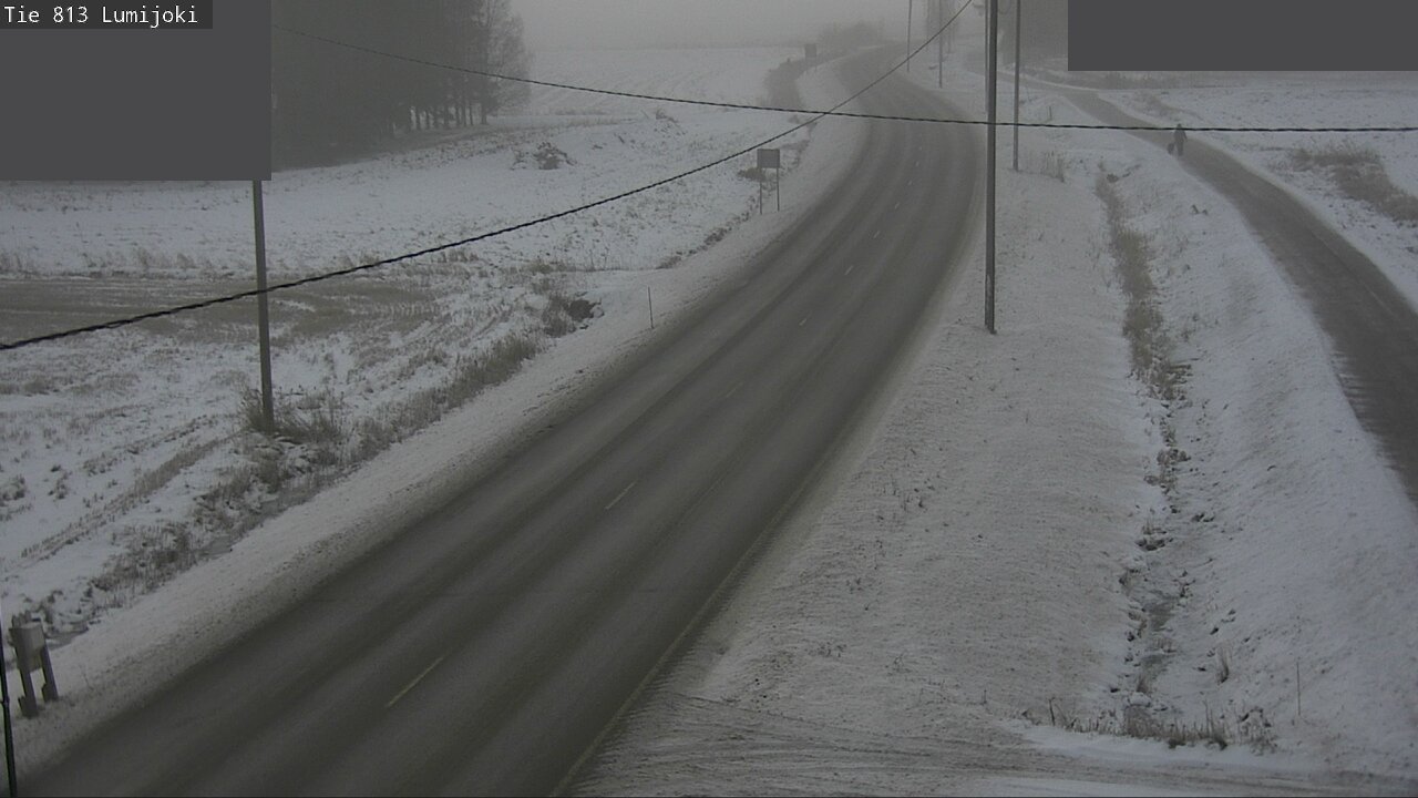 Weather Camera Image Väg 813 Lumijoki, Lumijoki, Pohjois-Pohjanmaa