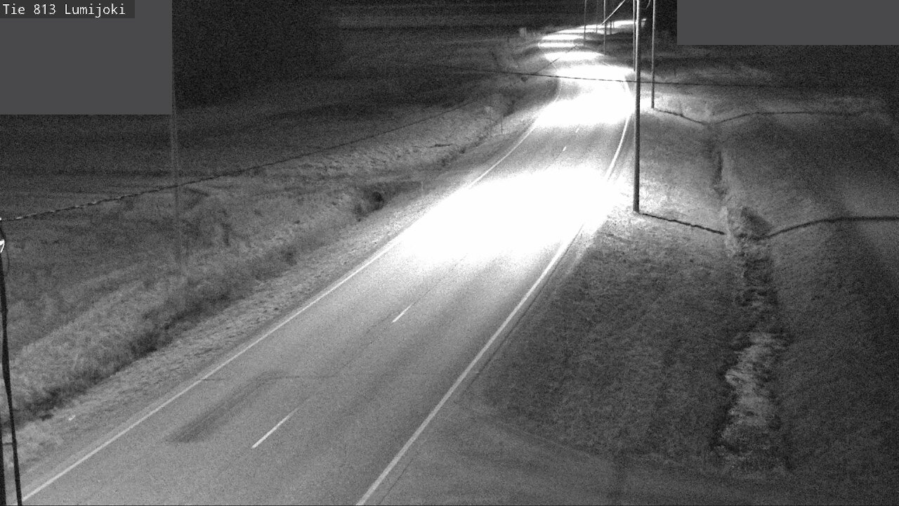 Weather Camera Image Road 813 Lumijoki, Lumijoki, Pohjois-Pohjanmaa