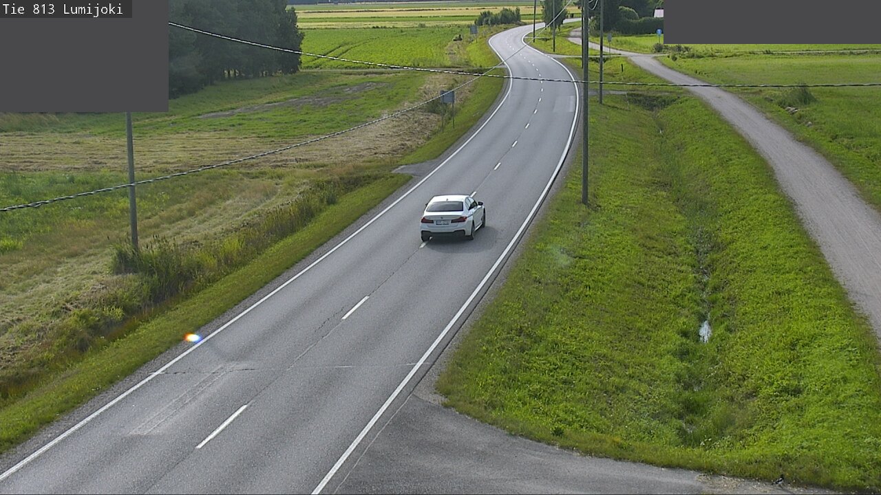 Weather Camera Image Road 813 Lumijoki, Lumijoki, Pohjois-Pohjanmaa