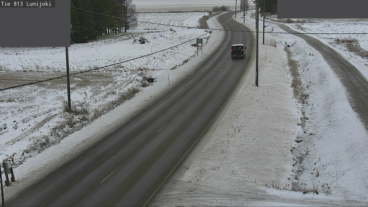Weather Camera Image Väg 813 Lumijoki, Lumijoki, Pohjois-Pohjanmaa