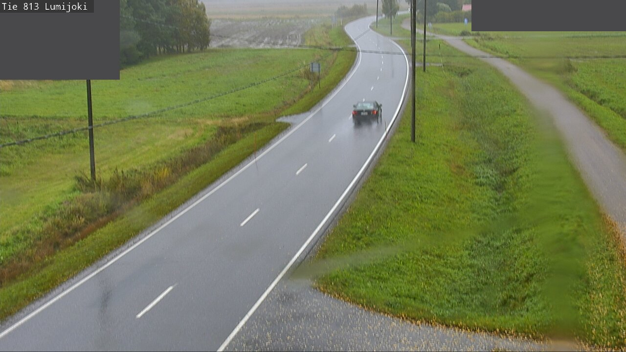 Weather Camera Image Väg 813 Lumijoki, Lumijoki, Pohjois-Pohjanmaa
