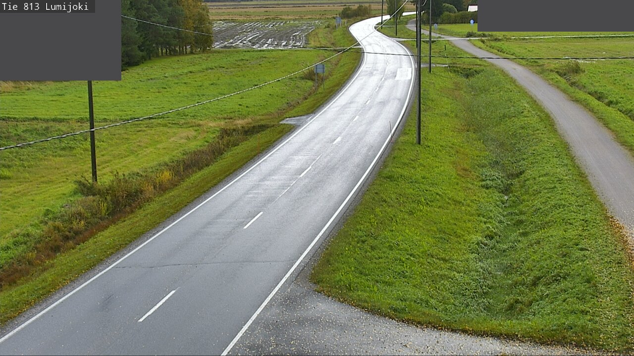 Weather Camera Image Road 813 Lumijoki, Lumijoki, Pohjois-Pohjanmaa