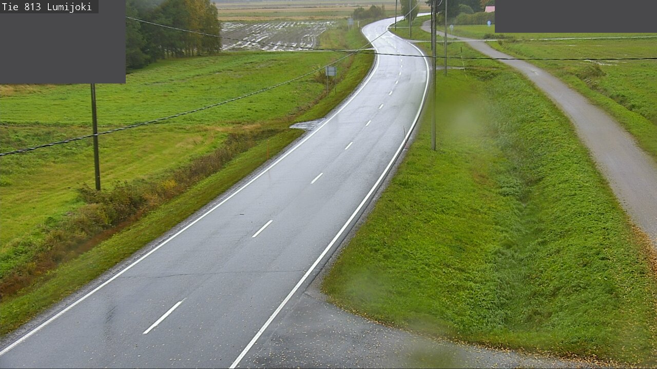 Weather Camera Image Road 813 Lumijoki, Lumijoki, Pohjois-Pohjanmaa