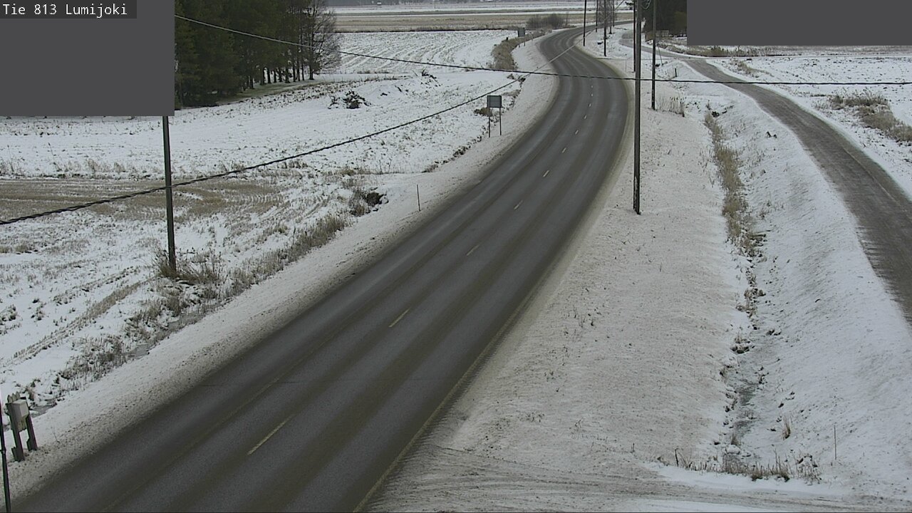 Weather Camera Image Väg 813 Lumijoki, Lumijoki, Pohjois-Pohjanmaa