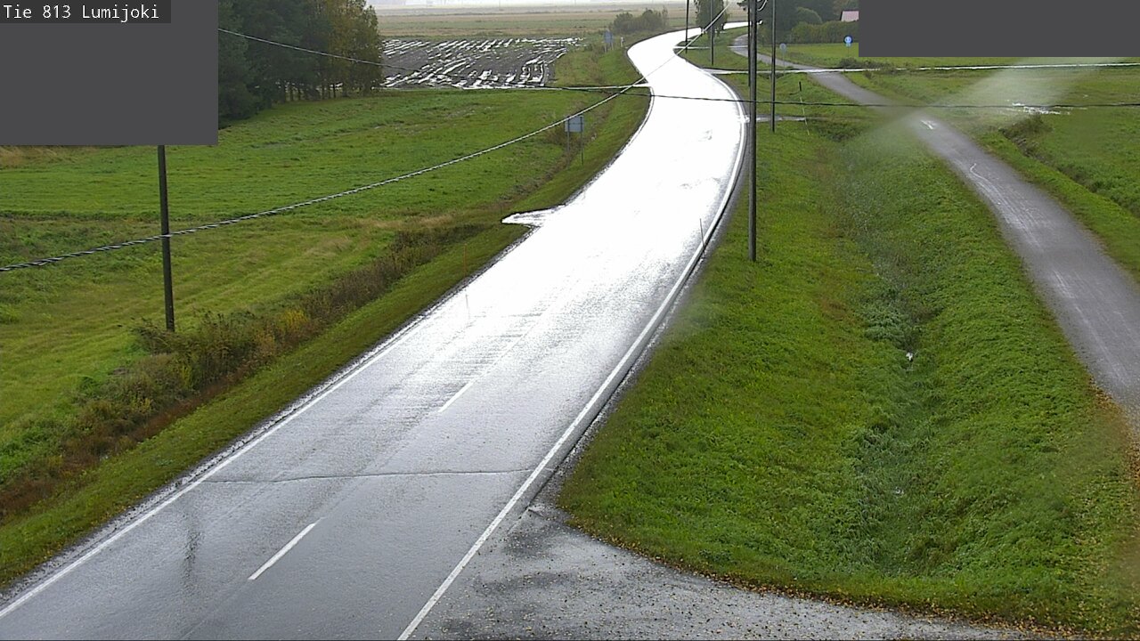 Weather Camera Image Road 813 Lumijoki, Lumijoki, Pohjois-Pohjanmaa